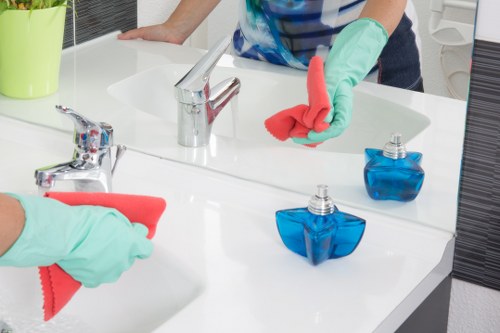 Deep cleaning a kitchen during a one off cleaning service