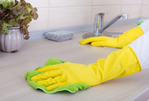 Bathroom and kitchen end of tenancy cleaning in Bow